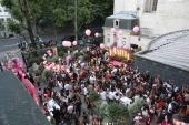 General View of Paris Hilton x Boohoo Party at Hotel Le Marois