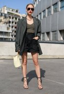Pernille Teisbaek carrying the Drop_Paris Fashion Week, June 2019 -  photo by Vanni Bassetti