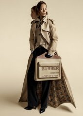 Burberry Spring Summer 2020 Campaign featuring Freja Beha Erichsen and Rianne van Rompaey . photo by of Burberry .  Inez and Vinoodh