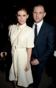 Kate Mara and Jamie Bell at the Burberry February 2018 sho