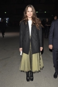 Keira Knightley wearing Burberry and the Burberry February 2018 show