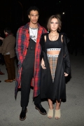 Kevin Bueno and Iris Law at the Burberry February 2018 show