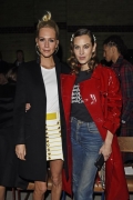 Poppy Delevingne and Alexa Chung wearing Burberry and the Burberry February 2018 show