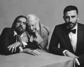 Portrait of Riccardo Tisci, Vivienne Westwood and Andreas Kronthaler  - ph Courtesy of Burberr  Brett Lloyd