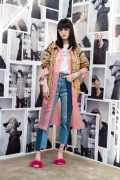 Fil Xiaobai at an event to celebrate the launch of the Burberry x Kris Wu collection