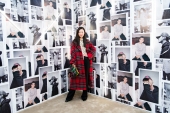 Wu Ling at an event to celebrate the launch of the Burberry x Kris Wu collection