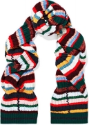 Burberry X Net-a-Porter. Multicolour Wool Mohair Striped Scarf
