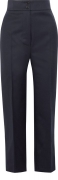 Burberry X Net-a-Porter. Navy High Waisted Trousers