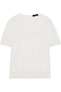 Burberry X Net-a-Porter. White Lace T-Shirt