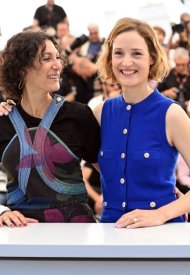 Vicky Krieps and Emily Atef wore Chanel at the 75th Cannes International Film Festival photo by Pascal Le Segretain