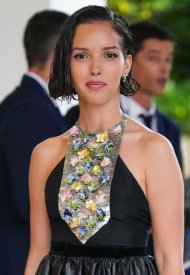 Lyna Khoudri wore Chanel at the 75th Cannes International Film Festival photo by Edward Berthelot