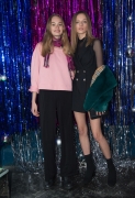 London: Florence Clapcott and Hebe Flury at the Burberry x Cara Delevingne Christmas Party at the Burberry for Cara Delevingne Christmas Party, London (Photo by Kirstin Sinclair/Getty Images for Burberry)