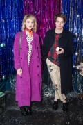 Natalia Dyerat and Charlie Heaton the Burberry x Cara Delevingne Christmas Party at the Burberry for Cara Delevingne Christmas Party, London (Photo by Kirstin Sinclair/Getty Images for Burberry)