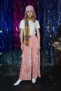 Suki Waterhouse at the Burberry x Cara Delevingne Christmas Party at the Burberry for Cara Delevingne Christmas Party, London (Photo by Kirstin Sinclair/Getty Images for Burberry)