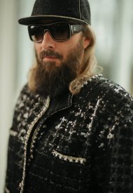 French musician Se´bastien Tellier wore Chanel at the Métiers d'art 2021/22 photo by Virgile Guinard