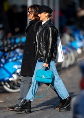 Diane Kruger wore the Chanel 19 bag in New York (photo by Peter Parker / SplashNews.com)