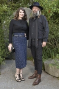 Sébastien Tellier and Amandine de la Richardière at Chanel Spring Summer 2018 Collection