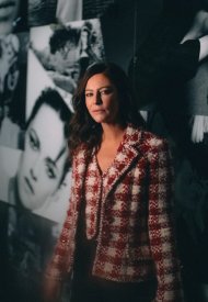 Anna Mouglalis - Celebrities wearing Chanel at the Spring Summer 2023 Ready-to-Wear Show in Paris . photo by Bobby Allin