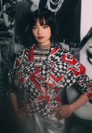 Nana Komatsu - Celebrities wearing Chanel at the Spring Summer 2023 Ready-to-Wear Show in Paris . photo by Bobby Allin