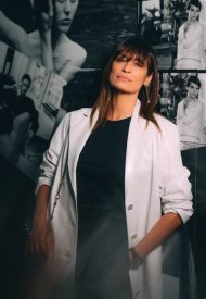 Caroline De Maigret - Celebrities wearing Chanel at the Spring Summer 2023 Ready-to-Wear Show in Paris . photo by Bobby Allin