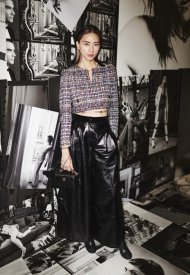Veronica Ngo - Celebrities wearing Chanel at the Spring Summer 2023 Ready-to-Wear Show in Paris . photo by Remi Pujol