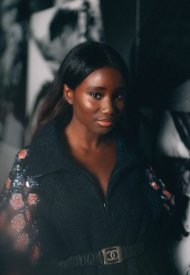 Karidja Toure - Celebrities wearing Chanel at the Spring Summer 2023 Ready-to-Wear Show in Paris . photo by Bobby Allin