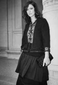 Anna Mouglalis wore Chanel at Chanel Haute Couture Fall Winter 2021/22 - photo by Benoit Peverell