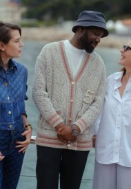 Charlotte Casiraghi, Abd Al Malik and  Carole Bouquet wore Chanel at the Chanel cruise 2022/23 show