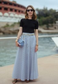 Sofia Coppola wore Chanel at the Chanel cruise 2022/23 show