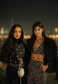 ofia Boutella and Faouzia . Celebrities wearing Chanel at the Cruise 2021/22 Show in Dubai . photo © by Virgile Guinard