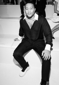 John Legend . Celebrities wearing Chanel at the Cruise 2021/22 Show in Dubai . photo © by Virgile Guinard