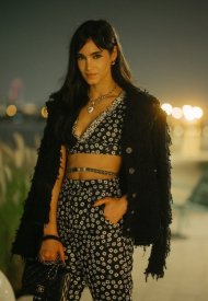 Sofia Boutella . Celebrities wearing Chanel at the Cruise 2021/22 Show in Dubai . photo © by Virgile Guinard
