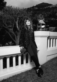 Caroline De Maigret, wore Chanel at the Chanel cruise 2022/23 show after party