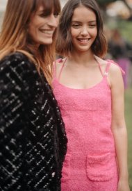 Lyna Khoudri  and Caroline De Maigret, wore Chanel at the Chanel cruise 2022/23 show after party