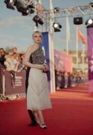 Lucy Boynton wore Chanel at the 48th Deauville American Film Festival