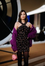 Alma Jodorowsky wore Chanel at the Spring Summer 2022 Haute Couture Show