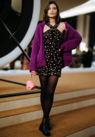 Alma Jodorowsky wore Chanel at the Spring Summer 2022 Haute Couture Show