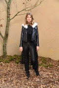 Angela Lindvall attends the Chanel show as part of the Paris Fashion Week Womenswear Fall/Winter 2018/2019