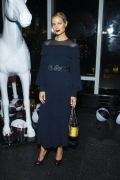 Carolyn Murphy wearing CHANEL at the V Magazine dinner in honor of Karl Lagerfeld in NYC