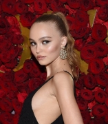 Lily Rose Depp wearing Chanel at WWD Honors event in New York