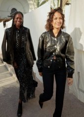 Mati Diop and Mama Sane in Chanel Spring Summer 2020 Haute Couture