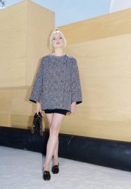Lucy Boynton wore Chanel at the Chanel Haute Couture Fall Winter 2022/23 show