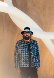 Se´bastien Tellier wore Chanel at the Chanel Haute Couture Fall Winter 2022/23 show
