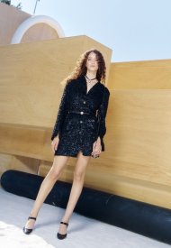 Iman Perez wore Chanel at the Chanel Haute Couture Fall Winter 2022/23 show
