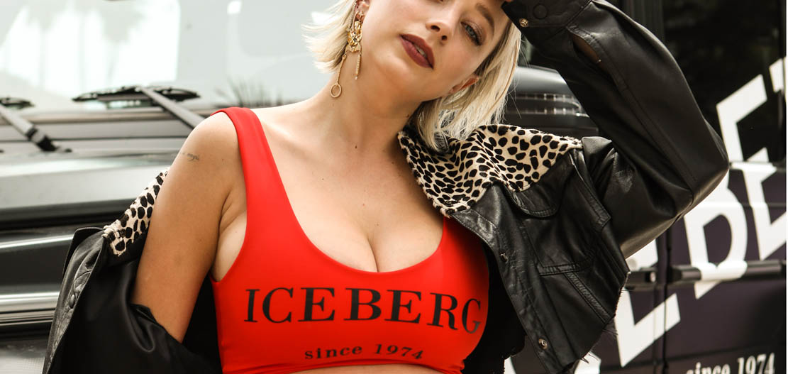 Caroline Vreeland . Iceberg Coachella Pool Party (ph by BakeestreetStudio)