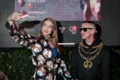 Gigi Hadid, Jeremy Scott . Coachella,Moschino (tv): H&M's next luxury partnership has been unveiled