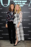 Roberta Armani and Ellie Goulding at Emporio Armani Spring Summer 2018 (photo by SGP)