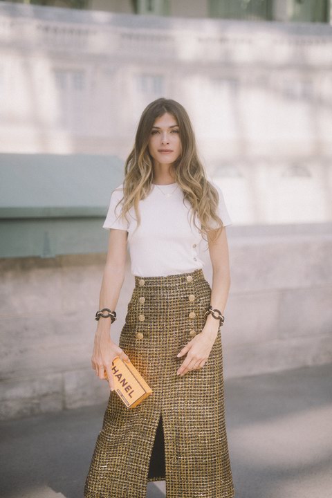 Elisa Sednaoui  Fall Winter 2018-19 Chanel Haute Couture Collection