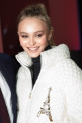 Lily Rose Depp Christmas Lights Launch On The Champs-Elysées (Photo by Stephane Cardinale - Corbis)
