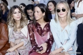 Guests at Luisa Beccaria fashion show (Photo by Giuseppe Spena)